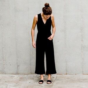 Ali Golden sleeveless jumpsuit